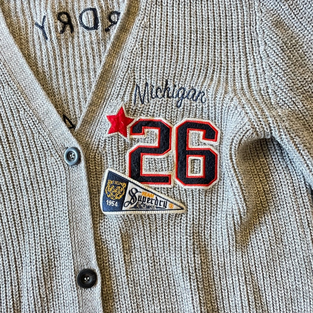 SuperDry University cardigan - Picture 5 of 6